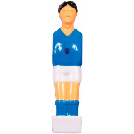 Modrý hráč pre detský stolný futbal tyč 13mm 