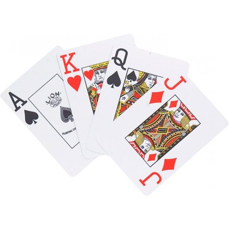 Plastové karty na poker LION 100% 1 balíček 