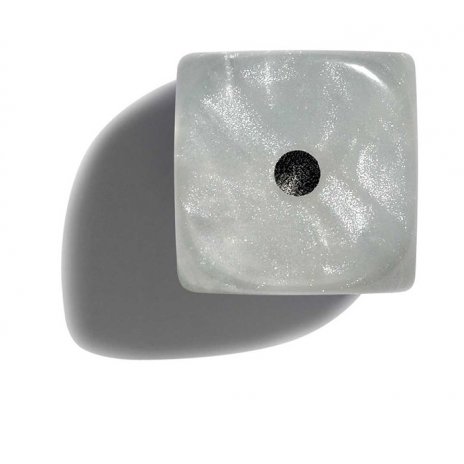 Philos perleťové hracie kocky 12mm biela 36ks 