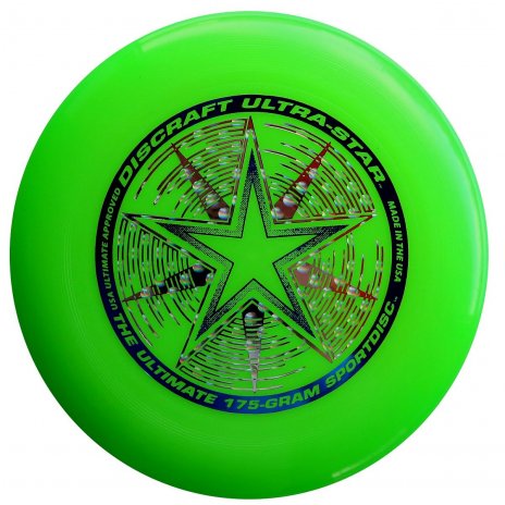 Frisbee Discraft Ultra Star Lime 175g 