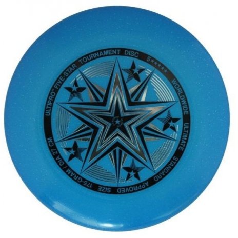 Frisbee UltiPro Five Star Modrá Sparkle 175g 