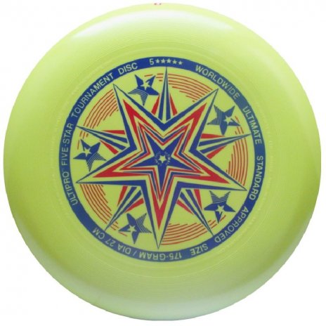 Frisbee UltiPro Five Star Žlto Zelená 175g 