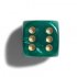 Philos perleťová hracia kocka 12mm zelená
