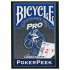 Karty Bicycle Poker Peek Pro modré