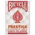 Karty Bicycle PRESTIGE 100% plastové červené