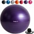 MOVIT® Gymnastická lopta s nožnou pumpou 85 cm fialová
