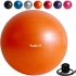 MOVIT® Gymnastická lopta s nožnou pumpou 85 cm oranžová