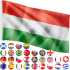 FLAGMASTER® Maďarsko 120 x 80 cm