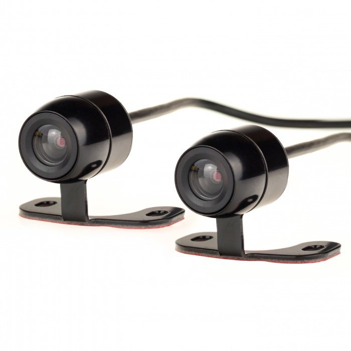 Micro telecamera spia e registratore a 2 canali per auto o moto Secutek C6