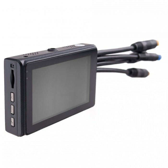 Full HD Dualkamerasystem Secutek C-M2WW ins Auto oder auf das Motorrad - 2 Kameras 170°, LCD Monitor