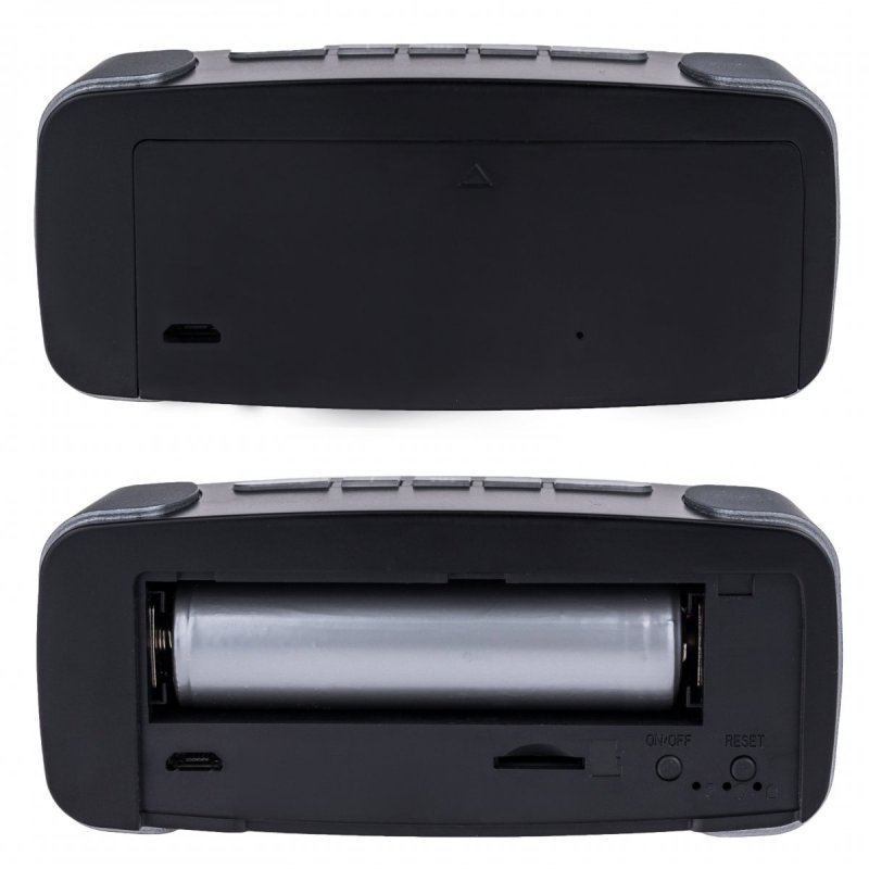 Kleine Digitaluhr Secutek SAH-IP006 mit eingebauter WLAN Kamera