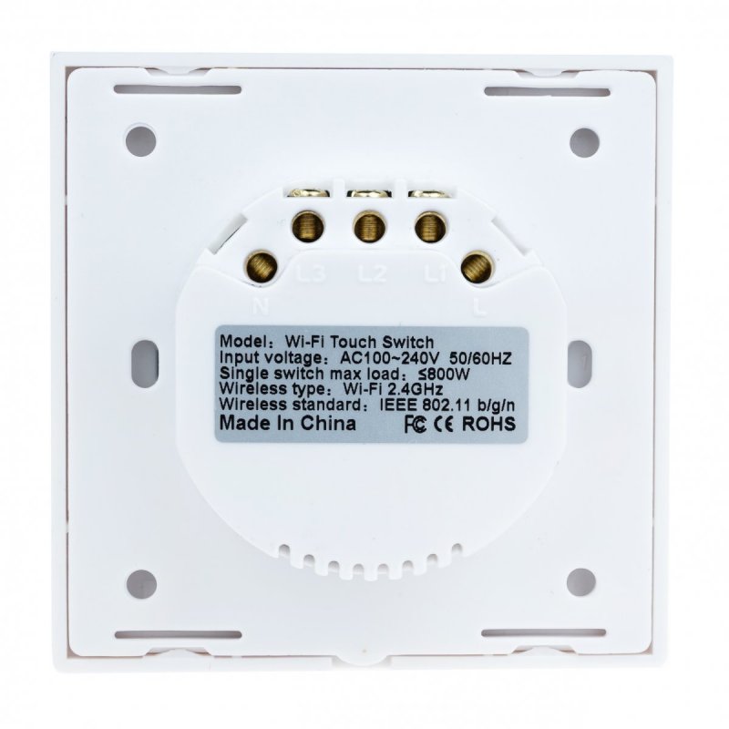 Dálkový WiFi vypínač světla/záclon Secutek SRT-SP003