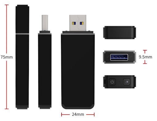 Kémkamera USB-flash-tárolóban UC-60