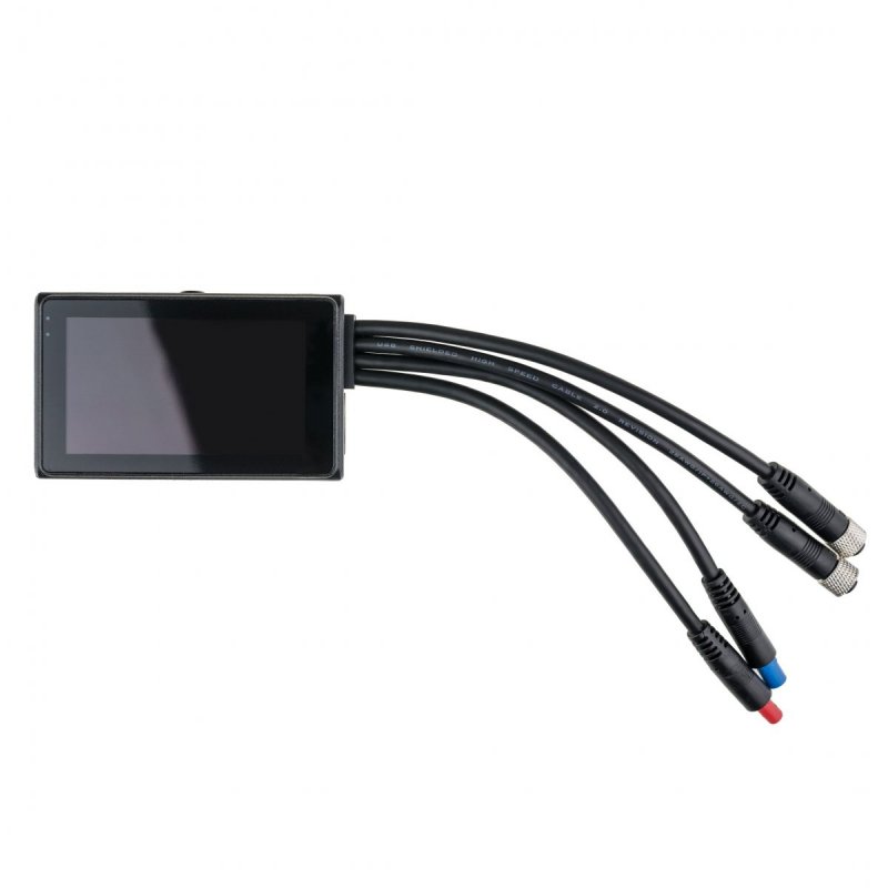 Sistem dual de camere Full HD D2P-WiFi pentru mașină sau motocicletă - 2 camere, monitor LCD