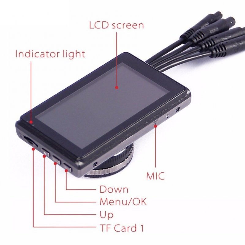 3CH kamerový systém X1S s 3" LCD a GPS