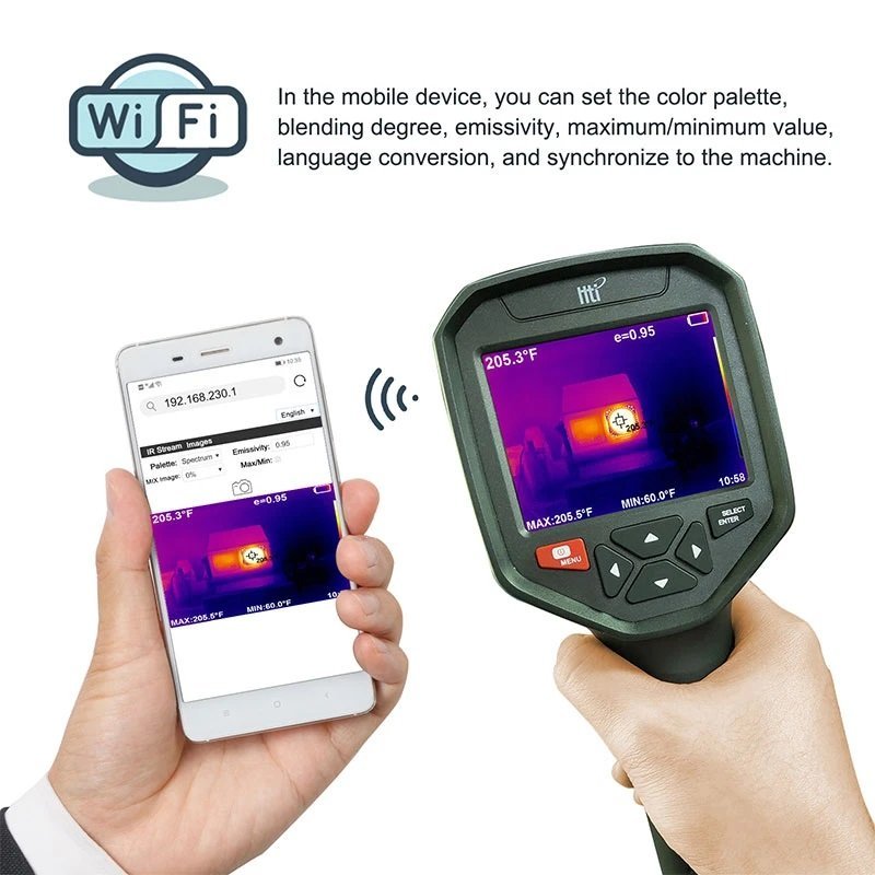 Termocamera professionale WiFi HT-H8