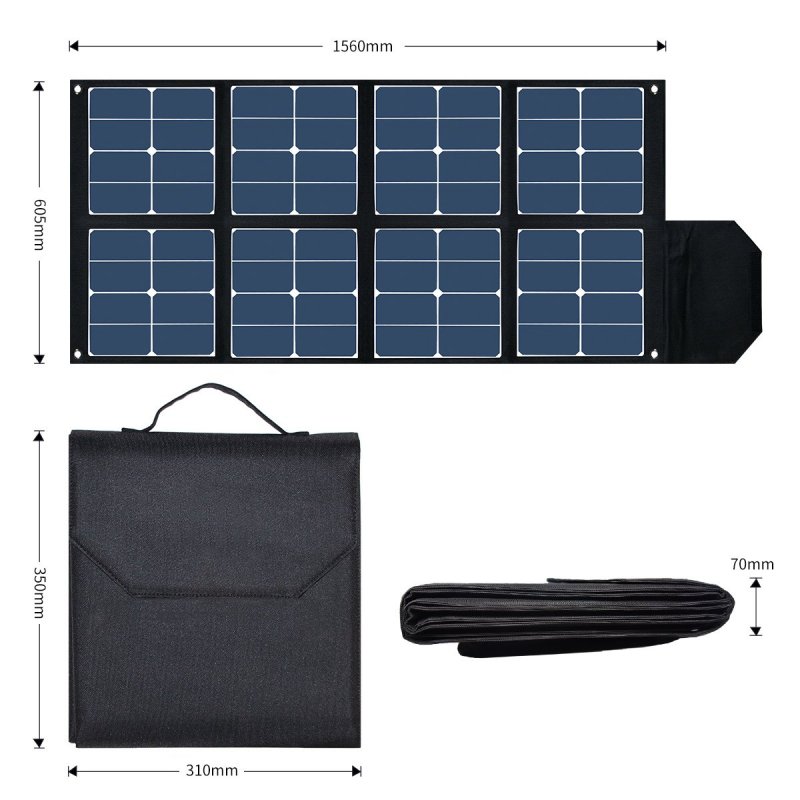 Skladací solárny panel 100W
