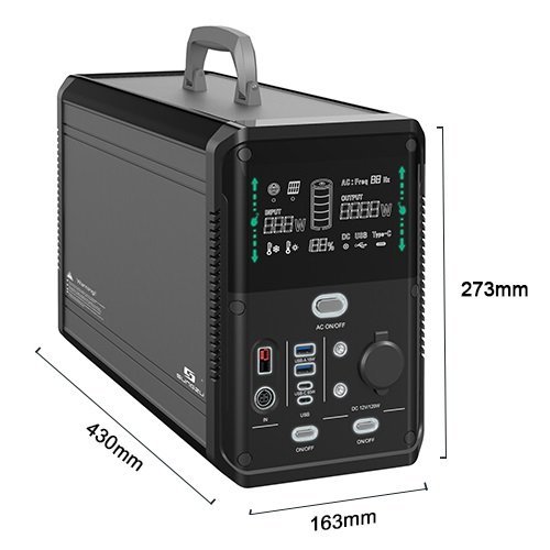 Stație de încărcare portabilă SKA1500-T (1500 W / 1380Wh / 48 Ah)