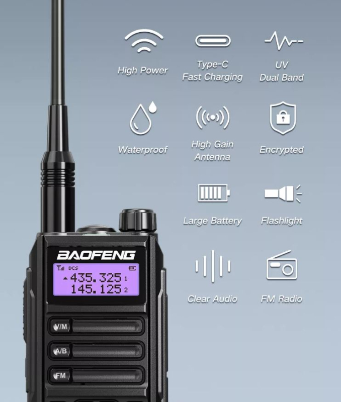 Радиостанция Baofeng UV-16 VHF/UHF