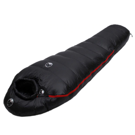 Perový spací vak 3000/3450g - čierny