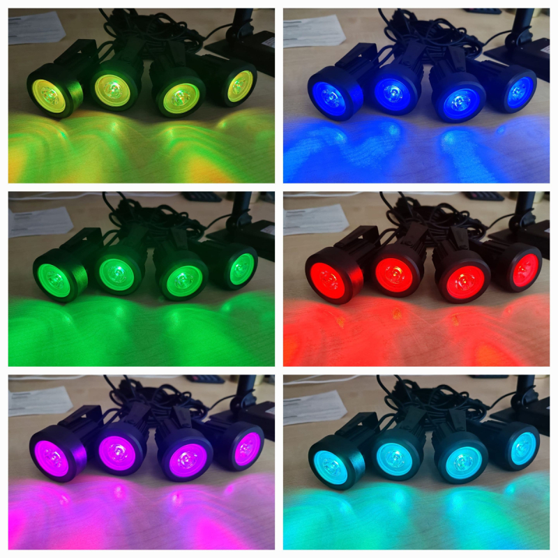 4 Luci Solari Da Giardino 10 LED Fiamma Impermeabile IP65 Luce Calda - Lucciole