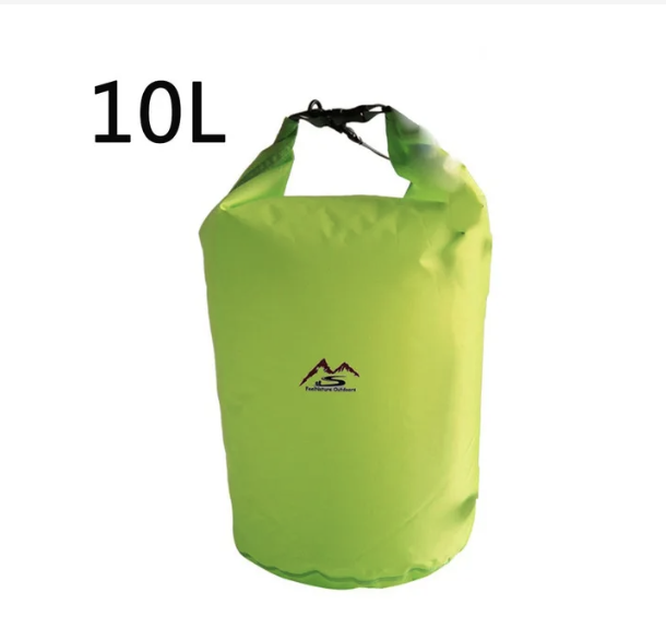 Borsa impermeabile 10 litri, verde