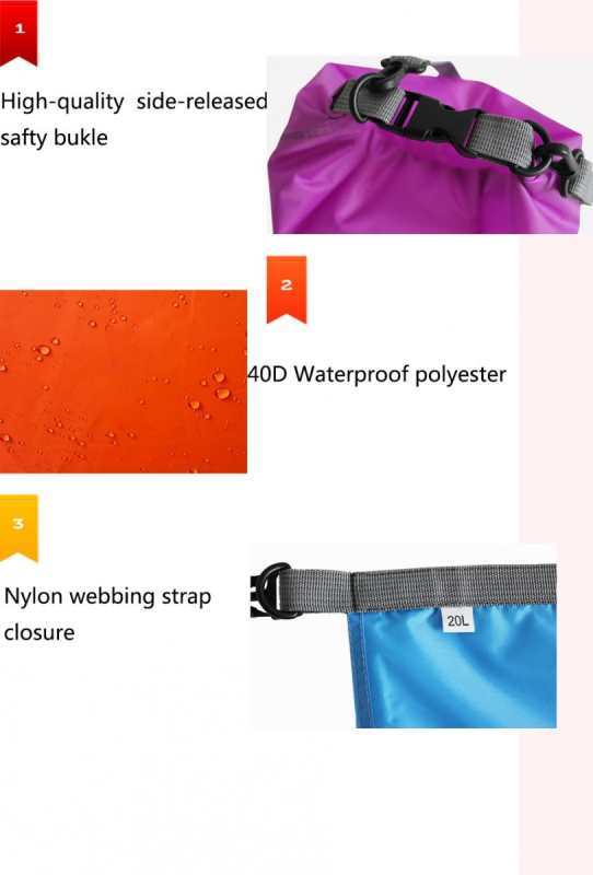 Sacca impermeabile Roll-Top - Kimood Sacca impermeabile Roll-Top - Kimood