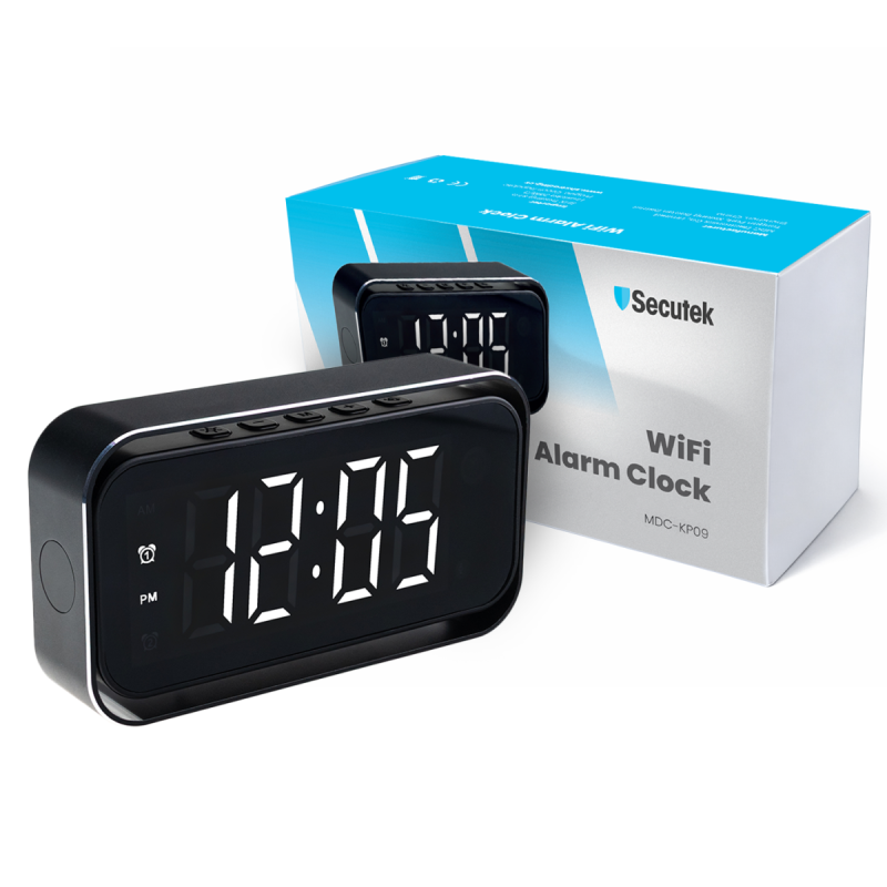 Budík s WiFi kamerou Secutek MDC-KP09