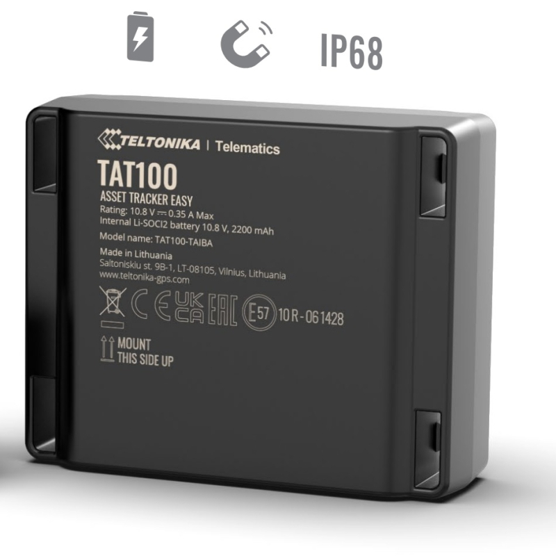 Mini Localizador GPS Portátil con botón de seguridad (Teltonika TMT250) 