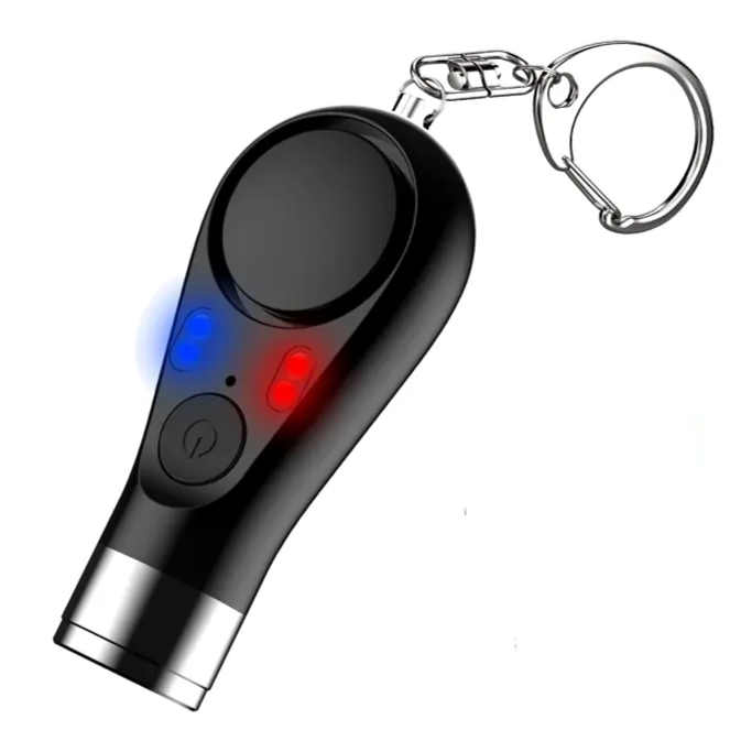 Allarme Personale Ricaricabile, 130 Db Forte Suonoallarme Di Sicurezza Personale Allarme Autodifesa Per Donne Bambini Ragazze Anziani Con Torcia Ledbianco Rose - Foto 4