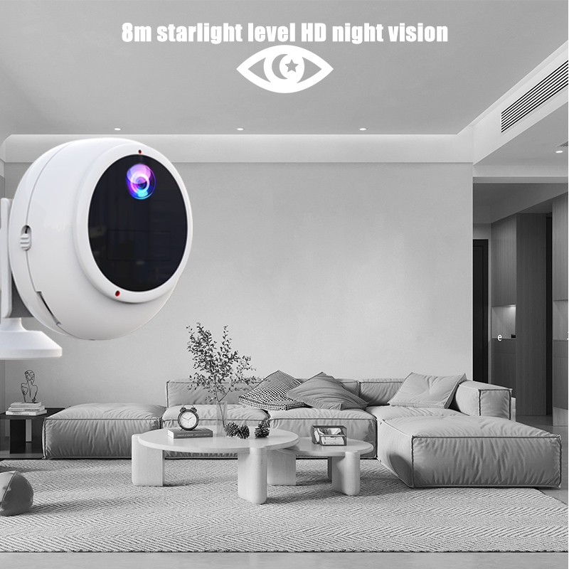 Mini Telecamera Spia WiFi 4K HD – Batteria Interna, Visione Notturna – Per Interno/Esterno