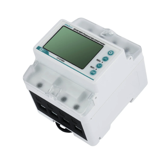 Contatore Di Energia Elettrica LCD Retroilluminato Trifase 10A A 100A 230V 400V AC Energy Power Monitor Per Uso Domestico E Industriale - Foto 2