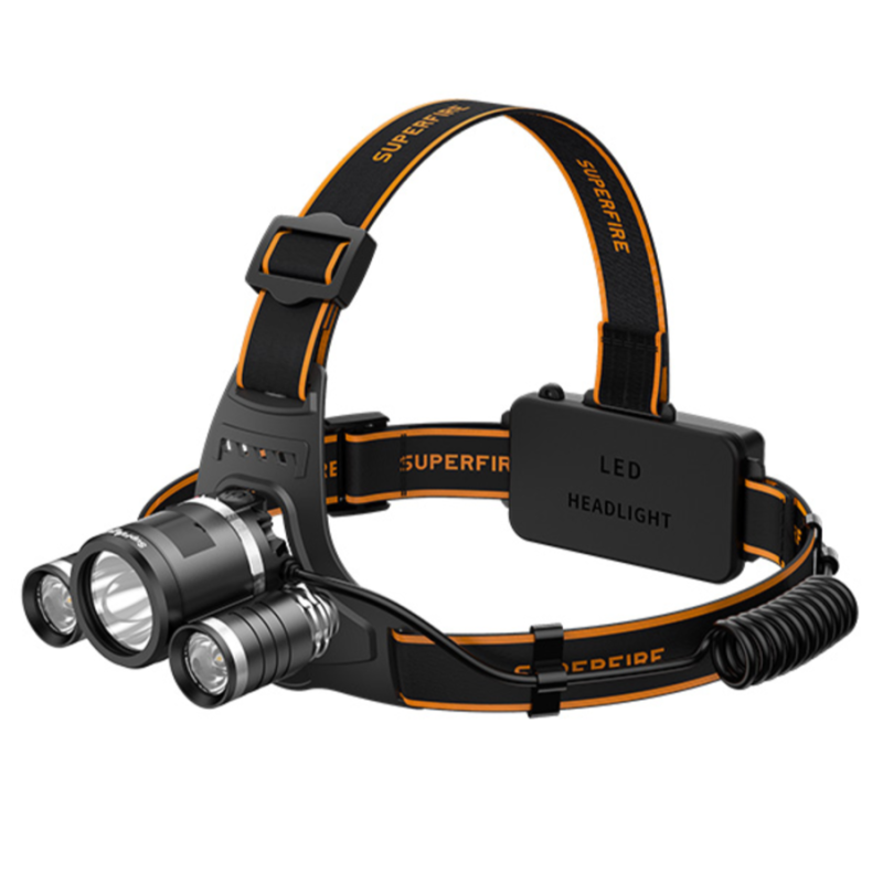Supfire HL33 LED čelovka CREE XML-T6 LED 900lm, 4xAA Ni-MH batéria