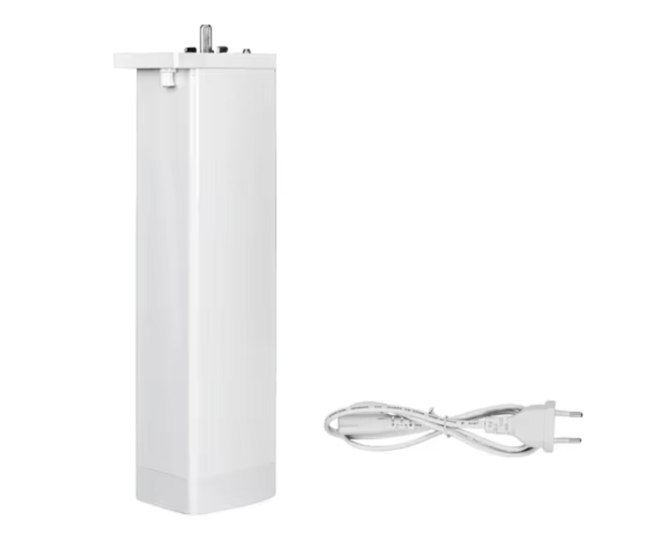 Sistema Tenda Intelligente Con Mini Motore Zigbee - Asta Motorizzata 4,2 M, Controllo App, Vocale (Alexa, Google), Telecomando