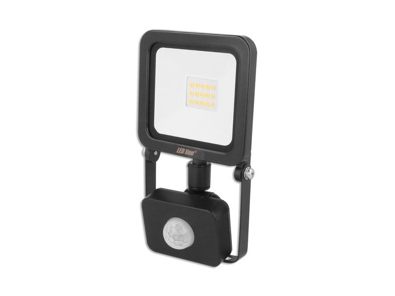 LED Line LED reflektor 10W PHOTON 800lm denný s PIR čidlom
