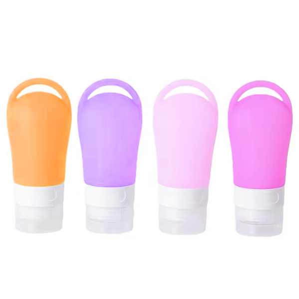 Silikon-Reiseflaschen – Set 4x 60ml