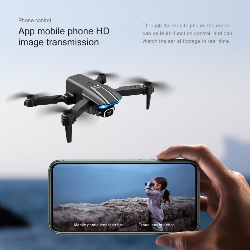 X-IDRONE17 Drone avec Caméra Réglable 1080P, Quadcopter Télécommand
