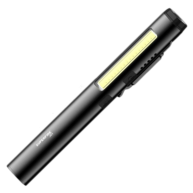 LED svietidlo Supfire J01 3 v 1 (LED, UV, laser)