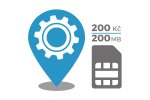 Konfiguration des GPS-Trackers + SIM-Karte mit 8 EUR Guthaben und Internet für 1 Monat