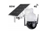 Camera 4G cu panou solar 60W / 40A IP PTZ rotativă Secutek SBS-NC79G-30X