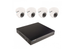 GEBRAUCHT - 8MP Kameraset Secutek mit 4k Aufzeichnung SLG-NVR3604CDP1S800 - 4x 8MP dome Kamera, NVR