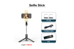 Kijek do selfie z Bluetooth + diodami LED i stojak