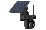Y10-4G-Q11 telecamera solare a doppio obiettivo orientabile per esterni per scheda sim