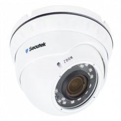 IP куполна камера Secutek SLG-LIRDNTSL200, IR 30м, обектив 2.8 - 12 мм