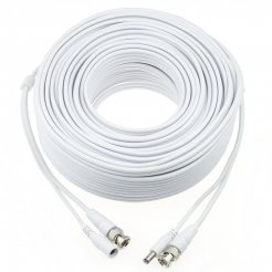 20m Kabel für Sicherheitskameras (weiß)