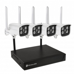 Set di telecamere WiFi wireless Secutek SHT-TK4042 - 4x telecamera da 2MP, NVR