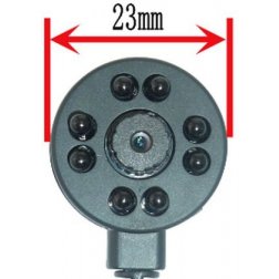 CCTV minikamera - 600TVL; 78°; IR940nm