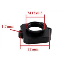 M12x0.5 ABS Griff für Objektiv (22mm Breite)