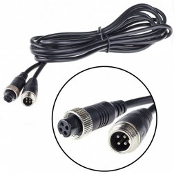 Przewód CCTV do samochodu - 4PIN, 5M