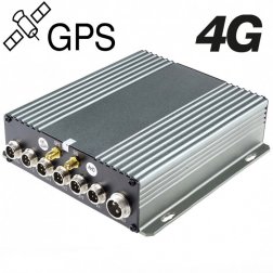 4CH AHD DVR do auta, GPS, 4G